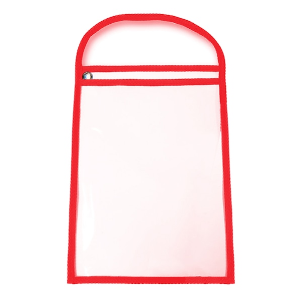 Car Dealer Depot RepairOrder/WorkTicketHolders (Clear W/Red Handle) , 11"X13", 25 Perbx Pk 7416 - main